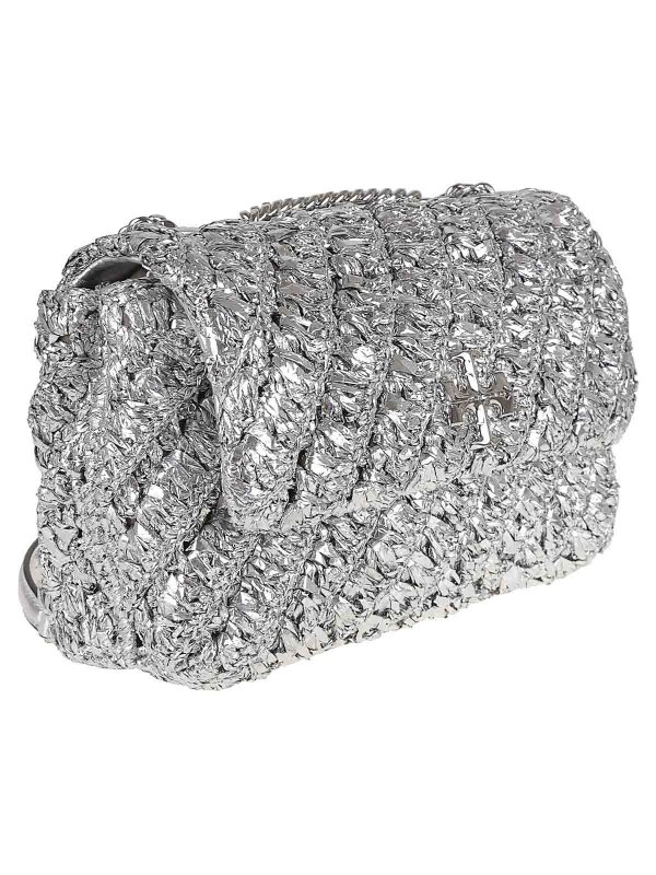 The Best Shops TORY BURCH: cross body bags - Kira Woven Small Convertible Shoulder Bag