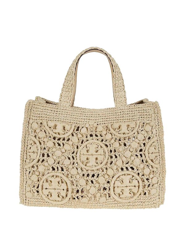 TORY BURCH: Handtaschen - Shopper - Beige