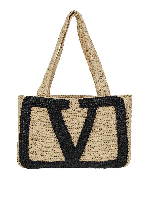 VALENTINO GARAVANI: Handtaschen - Shopper - Beige