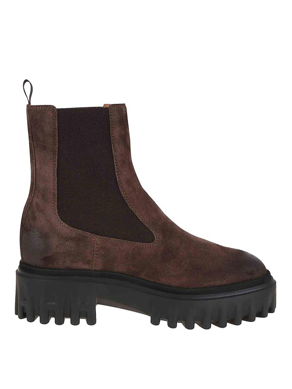 HOGAN: Bottines - Bottines - Marron