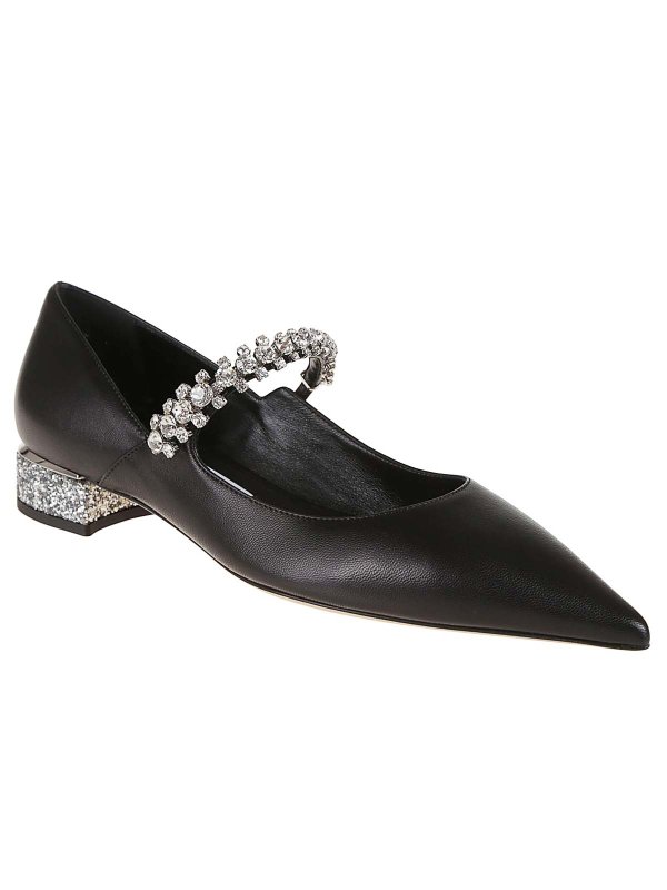 JIMMY CHOO: flat shoes online - Bing Pump Flat