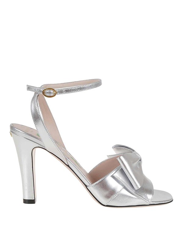 VALENTINO GARAVANI: Sandalen - Sandalen - Silber