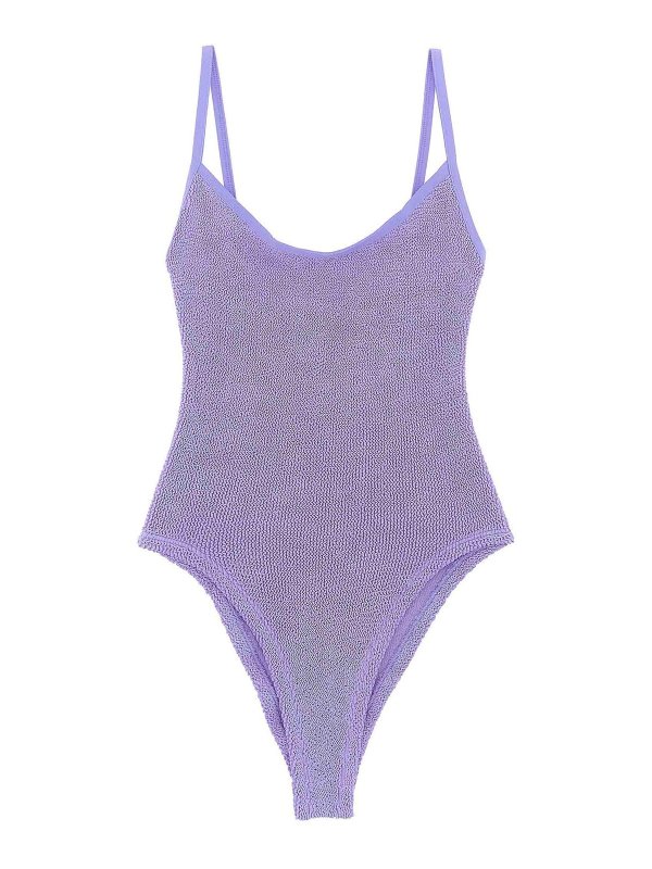 HUNZA G: Maillots une pièce  - Maillot De Bain - Violet