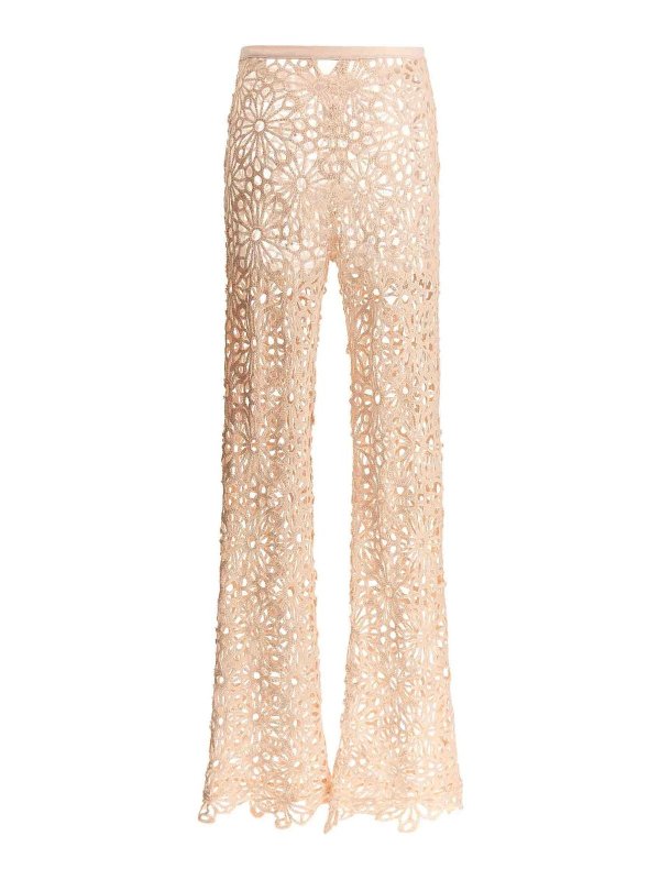 Norma Kamali: casual trousers online - Crochet Pants