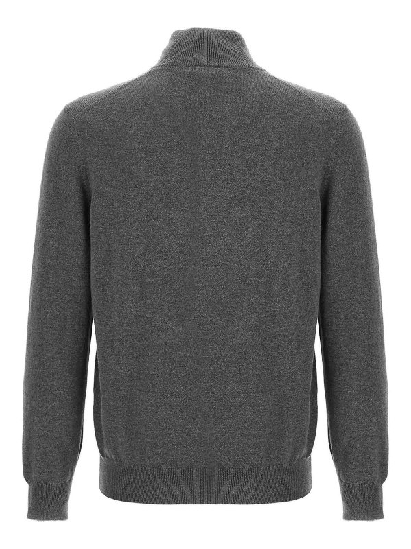 BRUNELLO CUCINELLI: cardigans online - Half-Zip Sweater