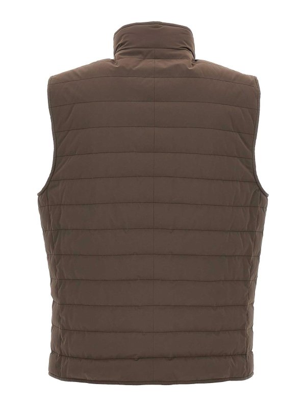 BRUNELLO CUCINELLI: Chalecos online - Chaleco - Marrón