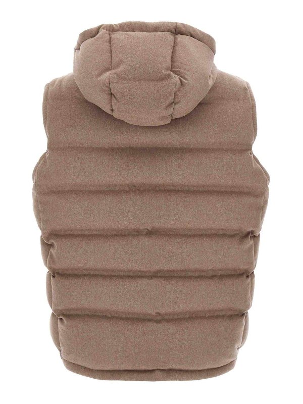 BRUNELLO CUCINELLI: Chalecos online - Chaleco - Beis