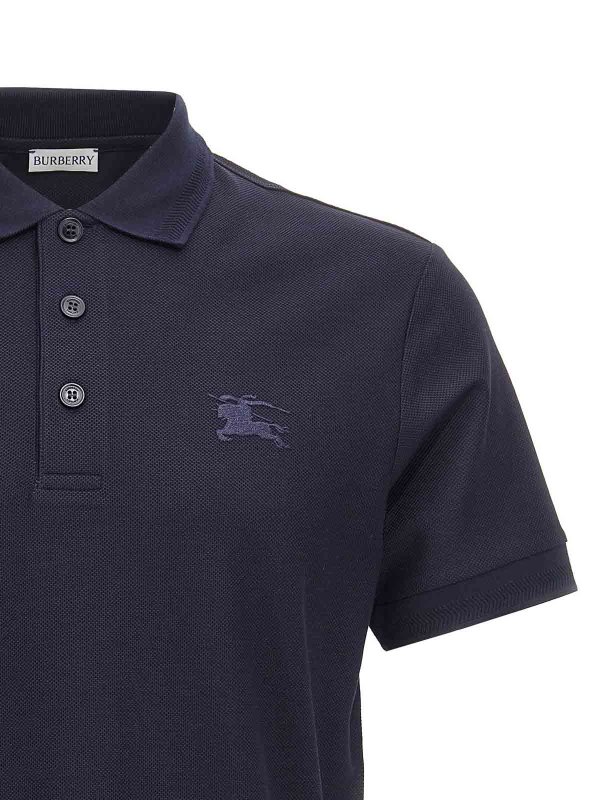 The Best Shops BURBERRY: Poloshirts - Poloshirt - Blau