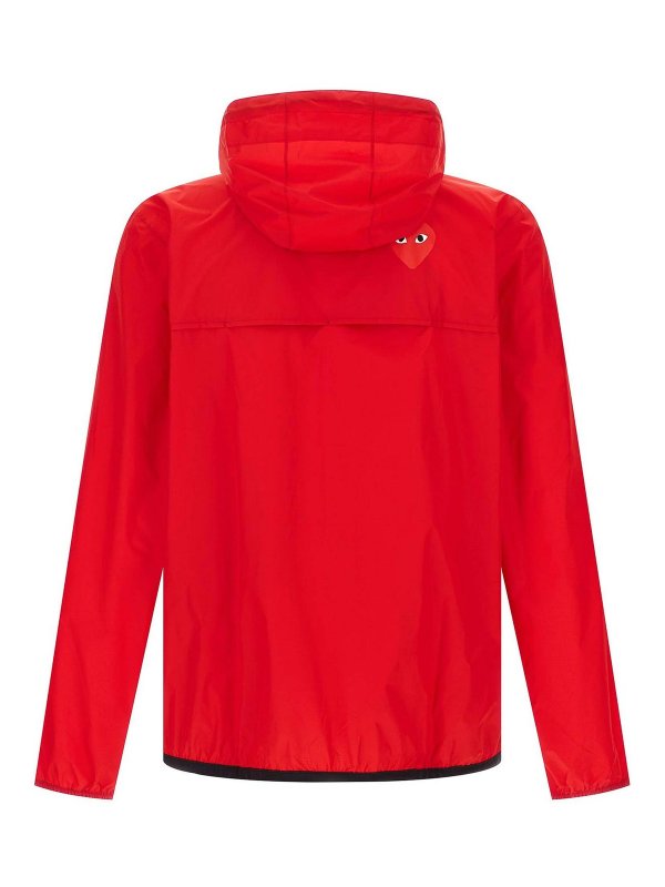 Comme des Garçons Play: カジュアルジャケット online - カジュアルジャケット - 赤