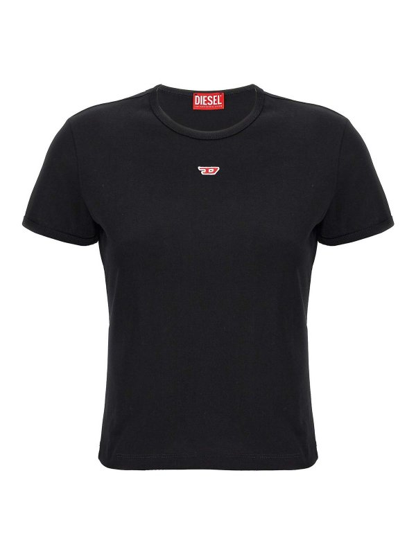 DIESEL: T-shirts - T-Shirt - Schwarz