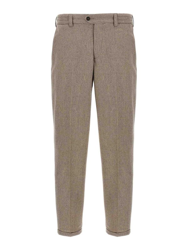 PT TORINO: Pantalones casual - Pantalón Casual - Beis