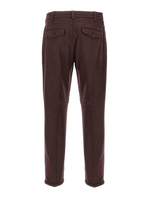PT TORINO: Pantalones casual online - Pantalón Casual - Rojo Oscuro