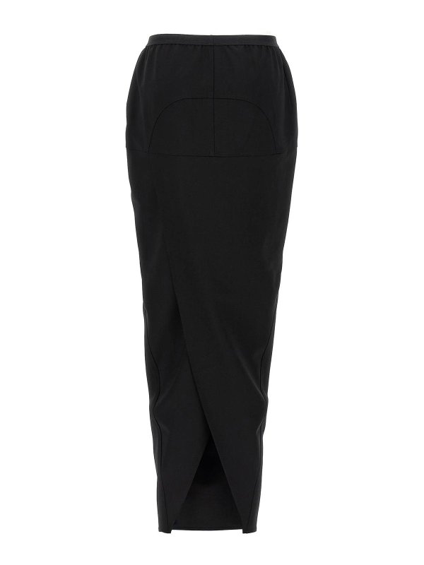 RICK OWENS: Long skirts online - Soft Pillar Long Skirt
