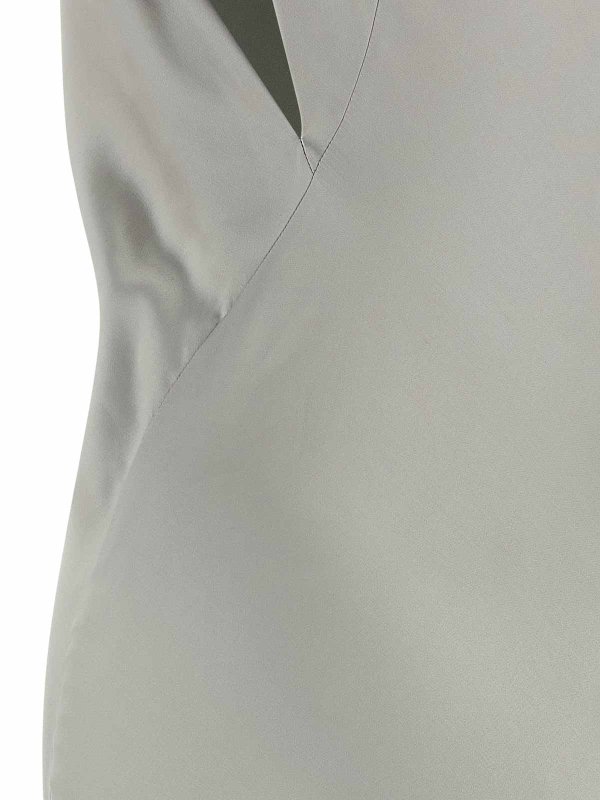 Robe Au Genou - Gris shop online: ALBERTA FERRETTI