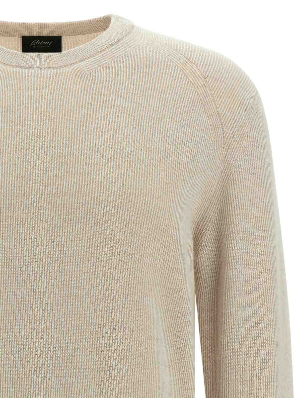 The Best Shops BRIONI: crew necks - Ribbed Sweater