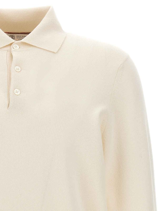 The Best Shops BRUNELLO CUCINELLI: polo shirts - Cashmere Polo Shirt