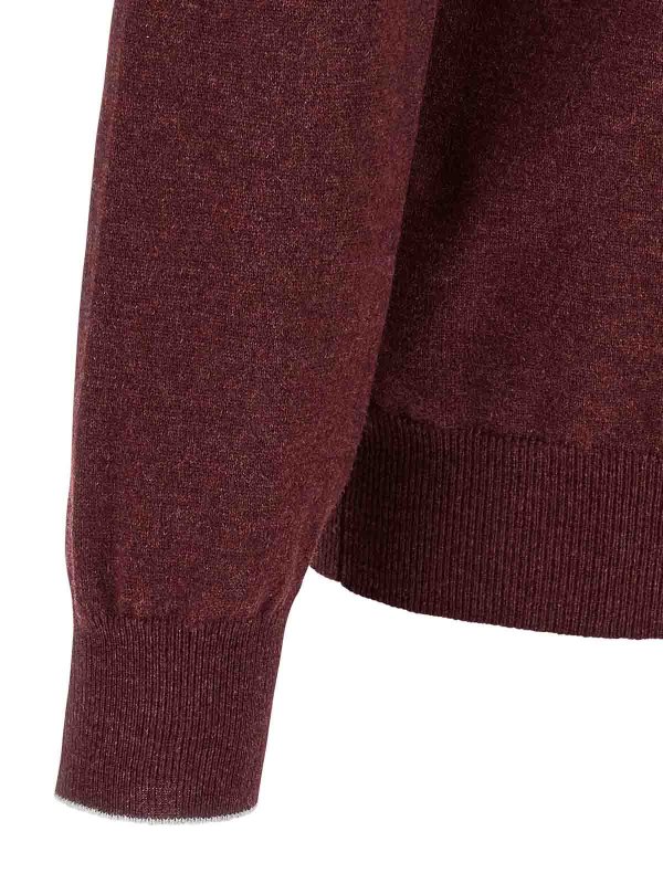 ポロシャツ - ダークレッド shop online: BRUNELLO CUCINELLI