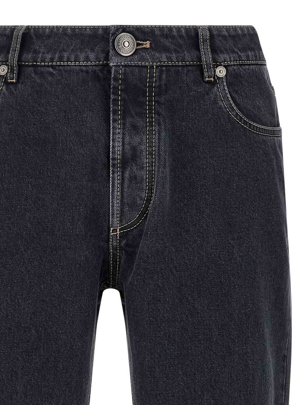 The Best Shops BRUNELLO CUCINELLI: bootcut jeans - Garment-Dyed Jeans