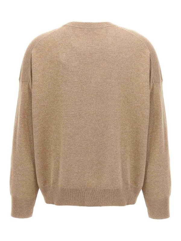 BRUNELLO CUCINELLI: crew necks online - Monile Crop Sweater