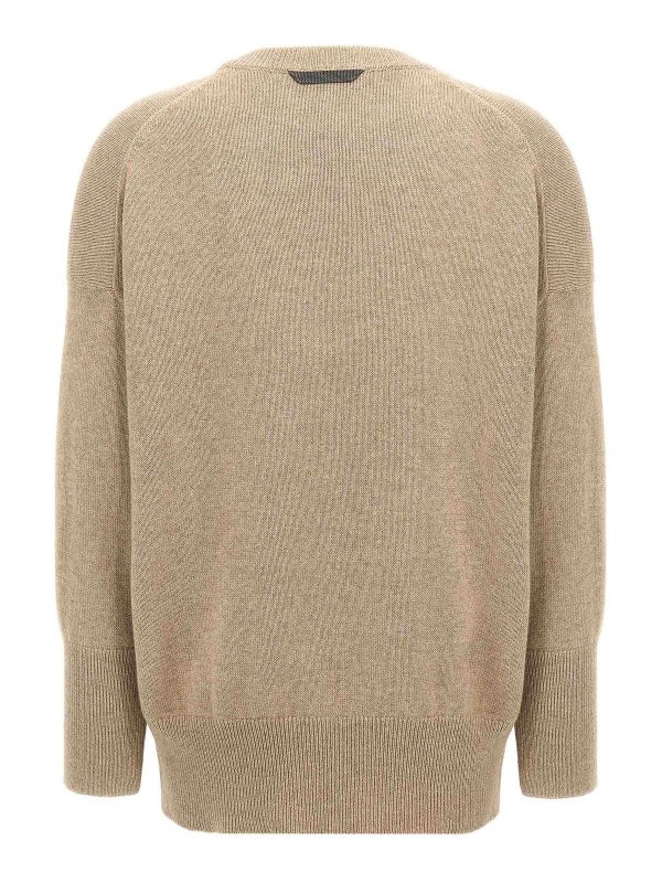BRUNELLO CUCINELLI: crew necks online - Monile Sweater