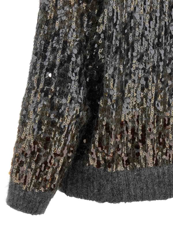 Dazzling Dgrad Embroidery Cardigan shop online: BRUNELLO CUCINELLI