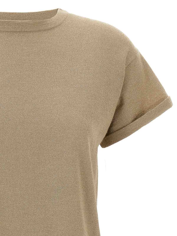The Best Shops BRUNELLO CUCINELLI: t-shirts - Lam Cashmere T-Shirt