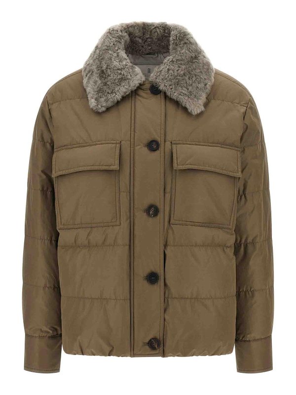 BRUNELLO CUCINELLI: padded jackets - Monile Sherling Down Jacket