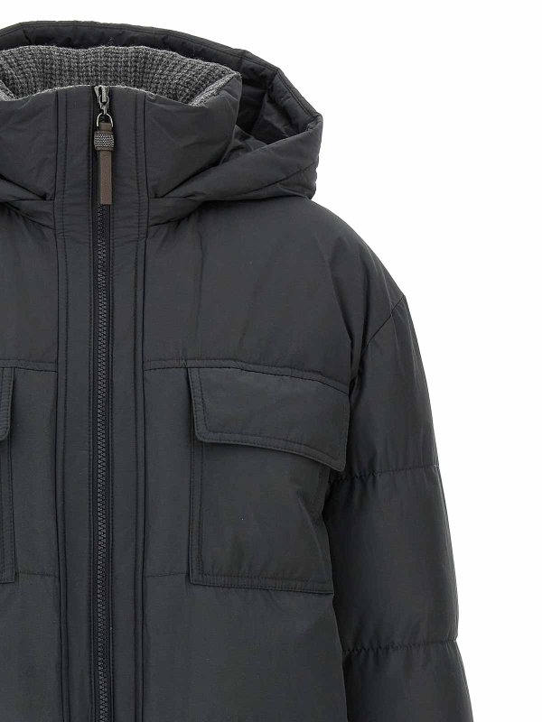 Blouson Rembourré - Gris shop online: BRUNELLO CUCINELLI