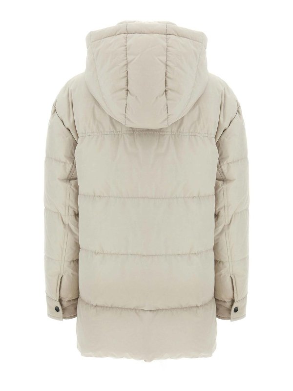 The Best Shops BRUNELLO CUCINELLI: padded jackets - Knitted Neck Down Jacket