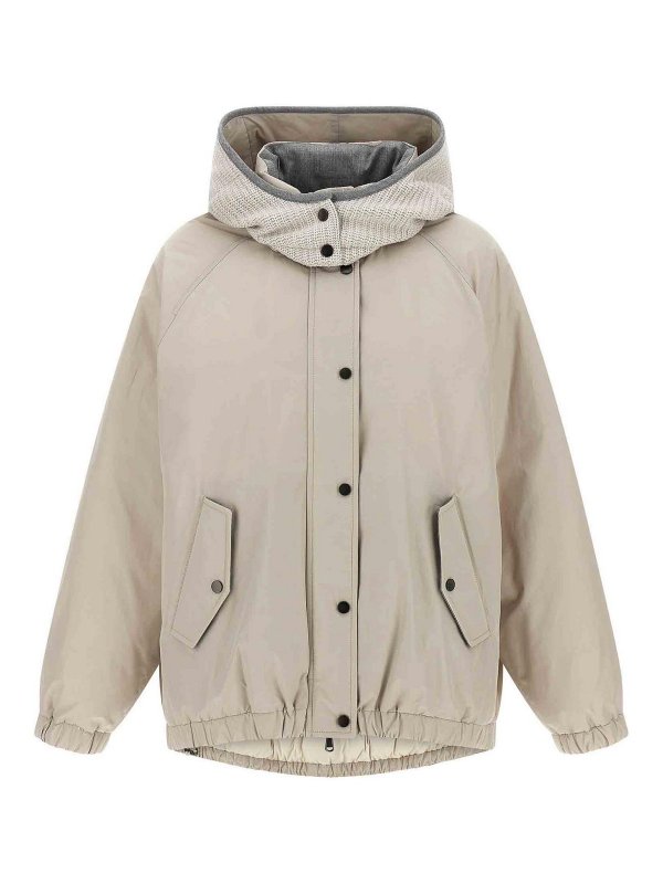BRUNELLO CUCINELLI: padded jackets - Hooded Down Jacket