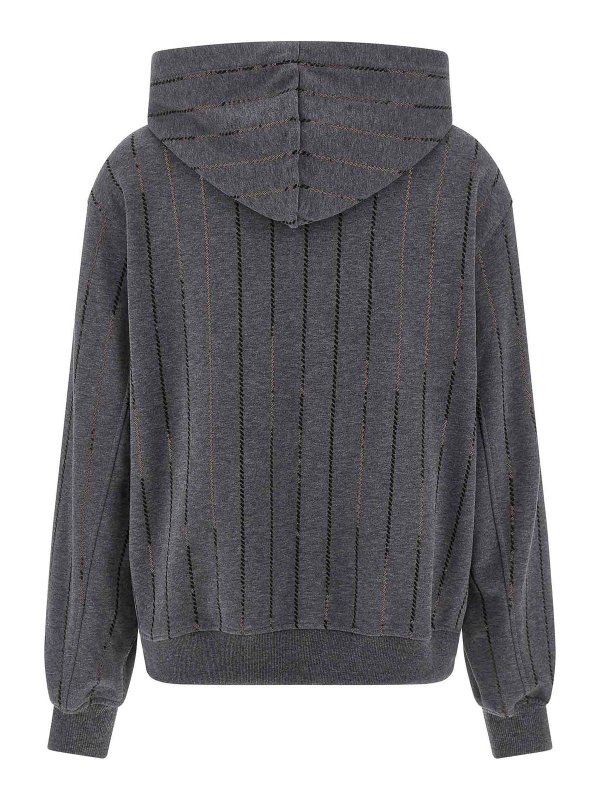BRUNELLO CUCINELLI: Sudaderas y suéteres online - Sudadera - Gris