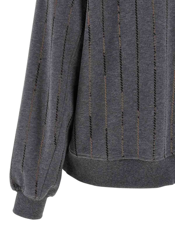 Sudadera - Gris shop online: BRUNELLO CUCINELLI