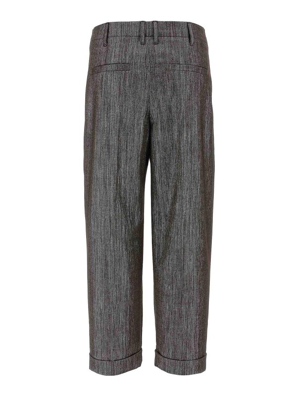 BRUNELLO CUCINELLI: casual trousers online - Lurex Pants