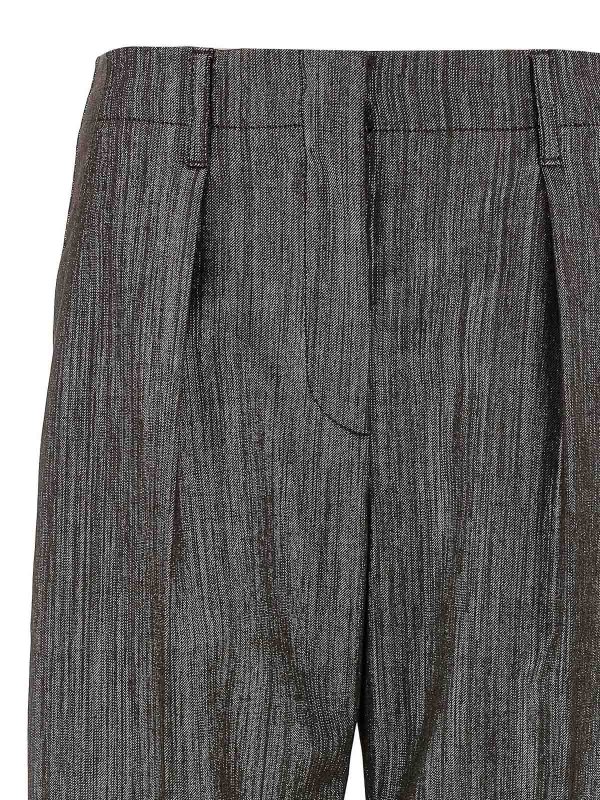 The Best Shops BRUNELLO CUCINELLI: casual trousers - Lurex Pants