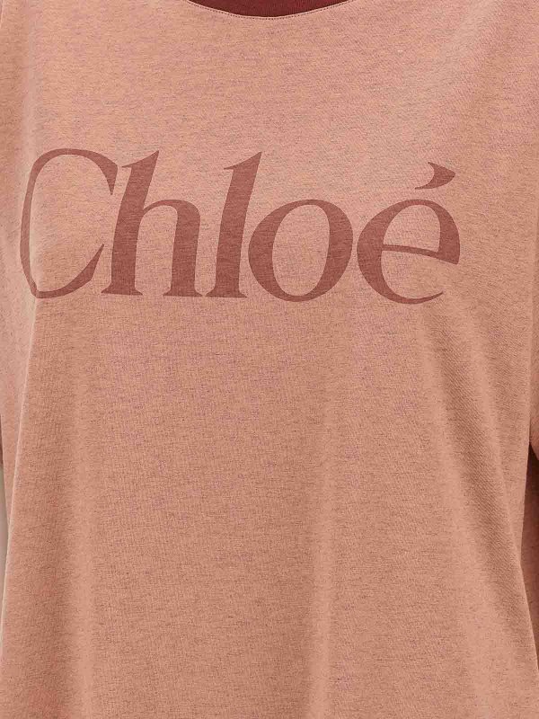 Logo Print T-Shirt shop online: CHLOE