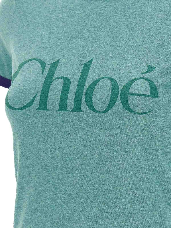 Logo Print T-Shirt shop online: CHLOE