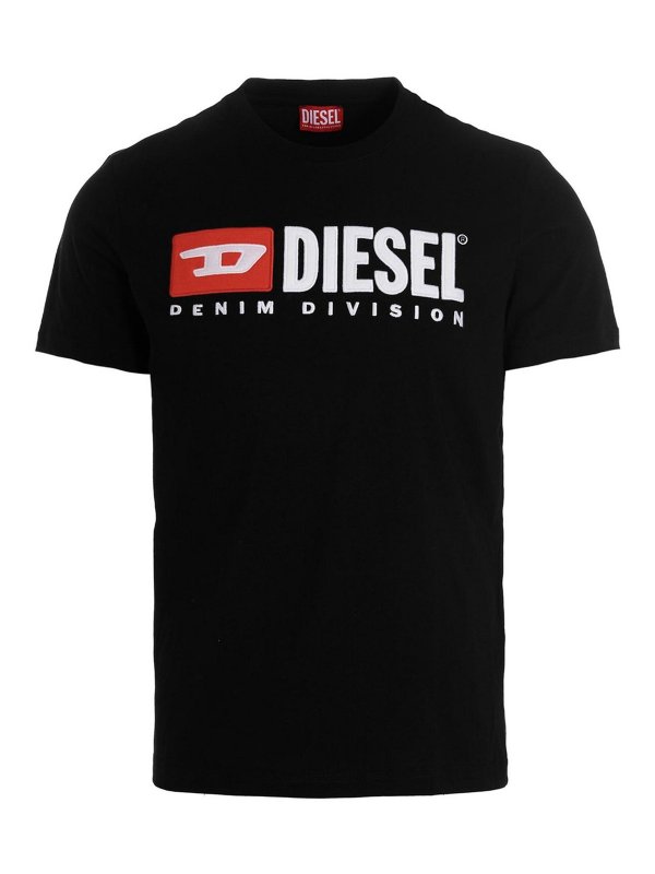 DIESEL: Camisetas - Camiseta - Negro