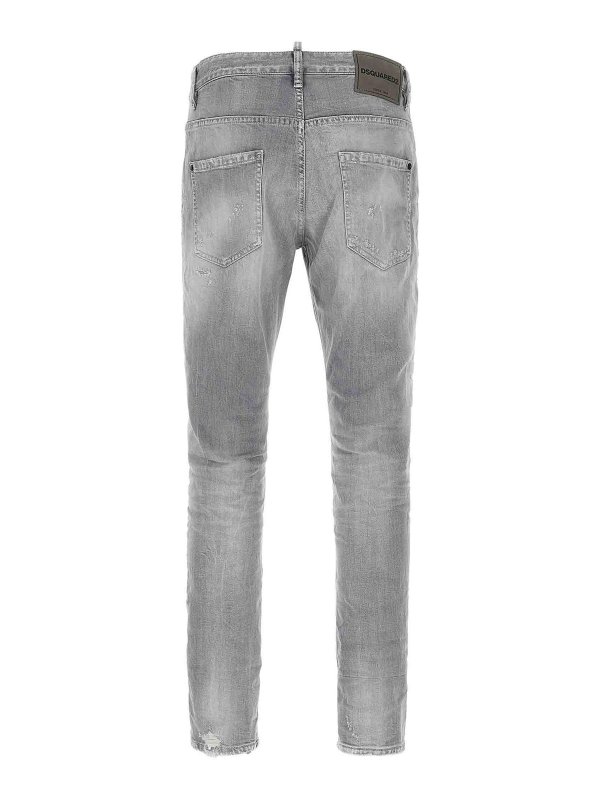 DSQUARED2: Jeans évasés online - Jean Bootcut - Gris