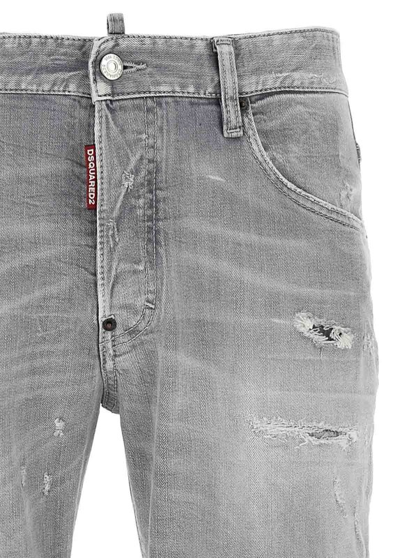 The Best Shops DSQUARED2: Jeans évasés - Jean Bootcut - Gris