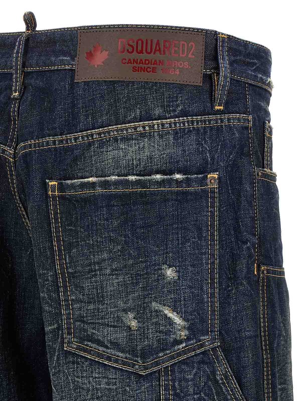 Jeans da carpentiere sciolto shop online: DSQUARED2