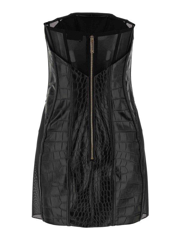 ELISABETTA FRANCHI: knee length dresses online - Coconut Texture Dress