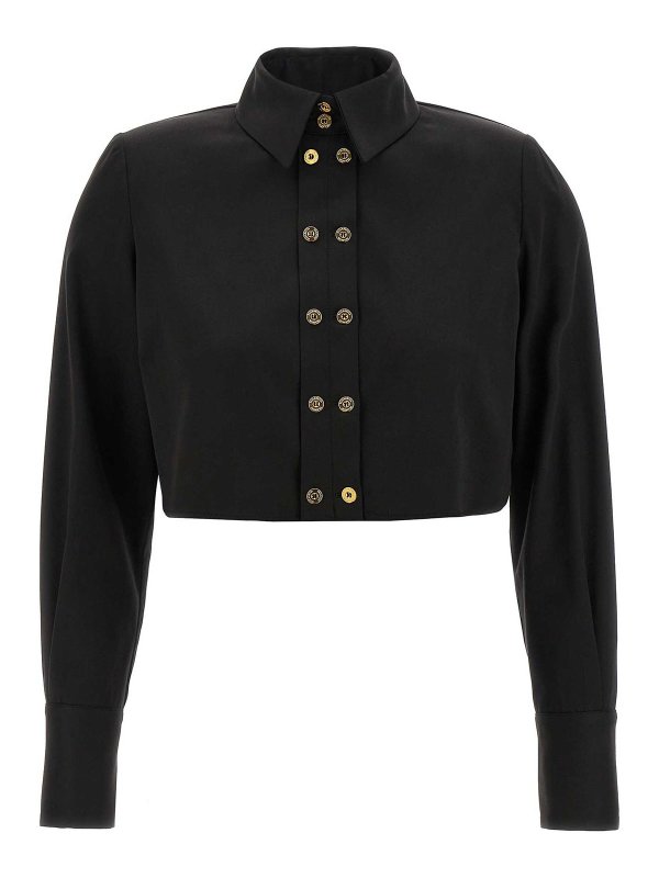 ELISABETTA FRANCHI: shirts - Cropped Shirt