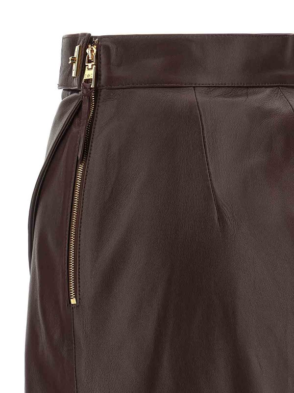 Nappa Skirt shop online: ELISABETTA FRANCHI