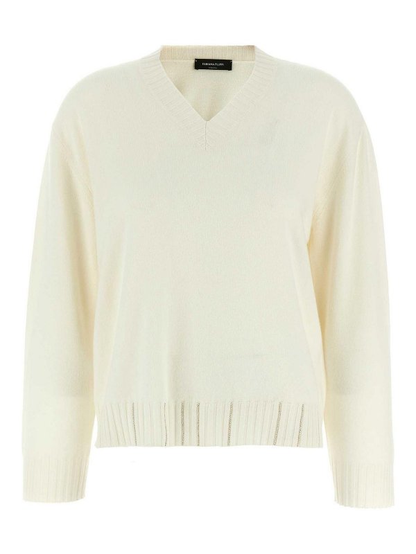 FABIANA FILIPPI: crew necks - Jewel Detail Sweater