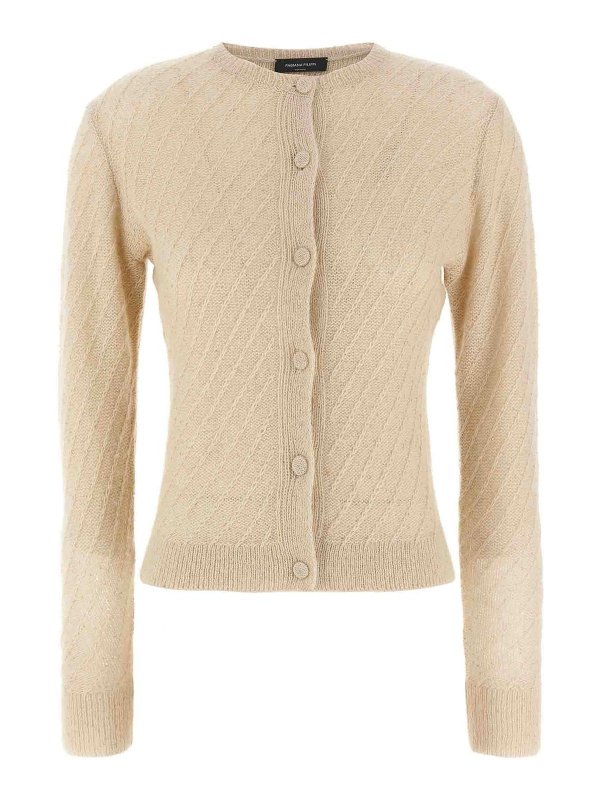 FABIANA FILIPPI: cardigans - Sequin Crochet Cardigan