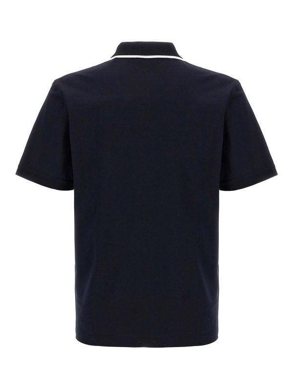 FERRAGAMO: polo shirts online - Logo Embroidery Polo Shirt