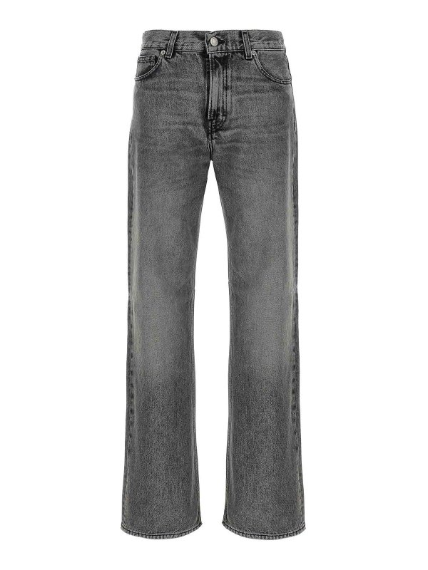 HAIKURE: Jeans évasés - Jean Bootcut - Gris