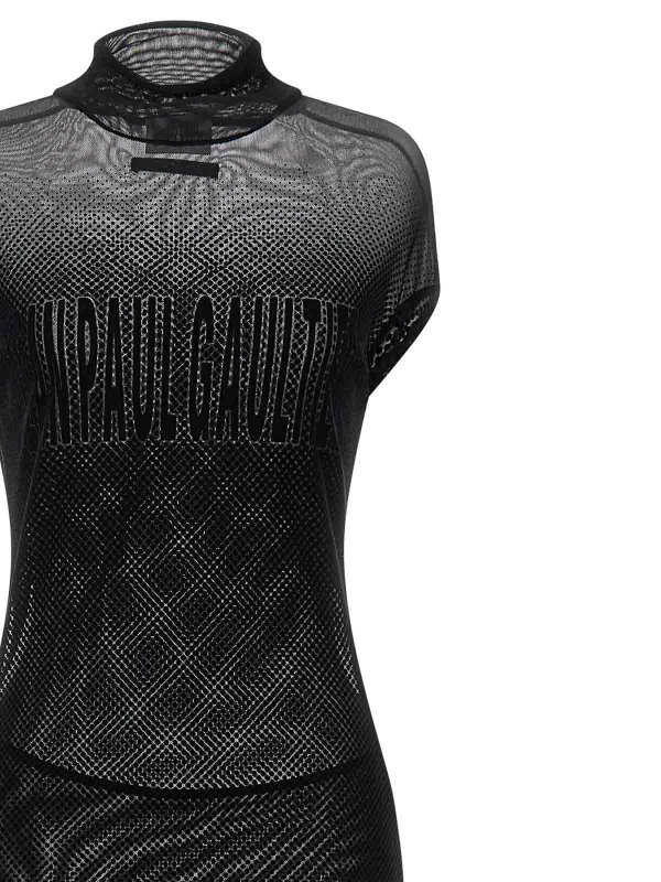 The Best Shops JEAN PAUL GAULTIER: Robe longueur genou - Robe Au Genou - Noir