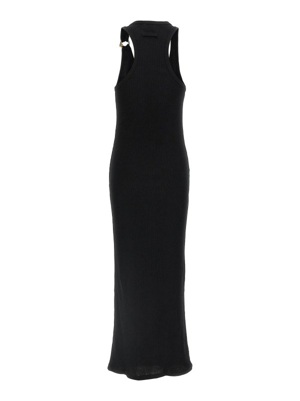 JEAN PAUL GAULTIER: Robe longueur genou online - Robe Au Genou - Noir