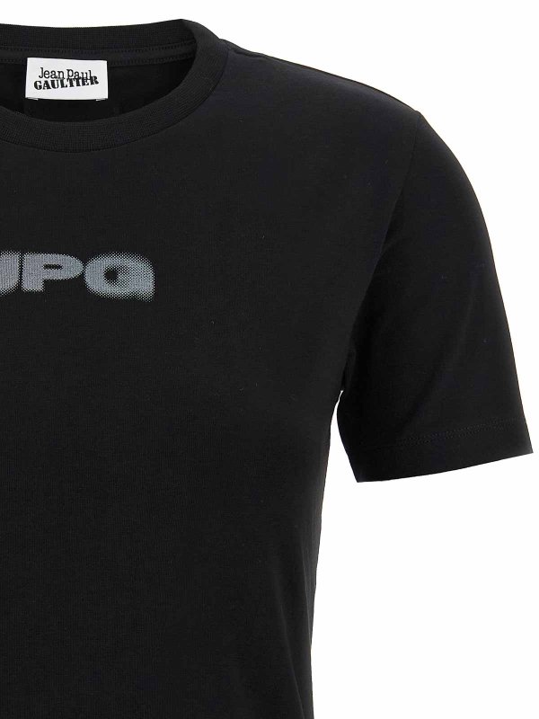 The Best Shops JEAN PAUL GAULTIER: t-shirts - The Black Jpg Baby Tee T-Shirt